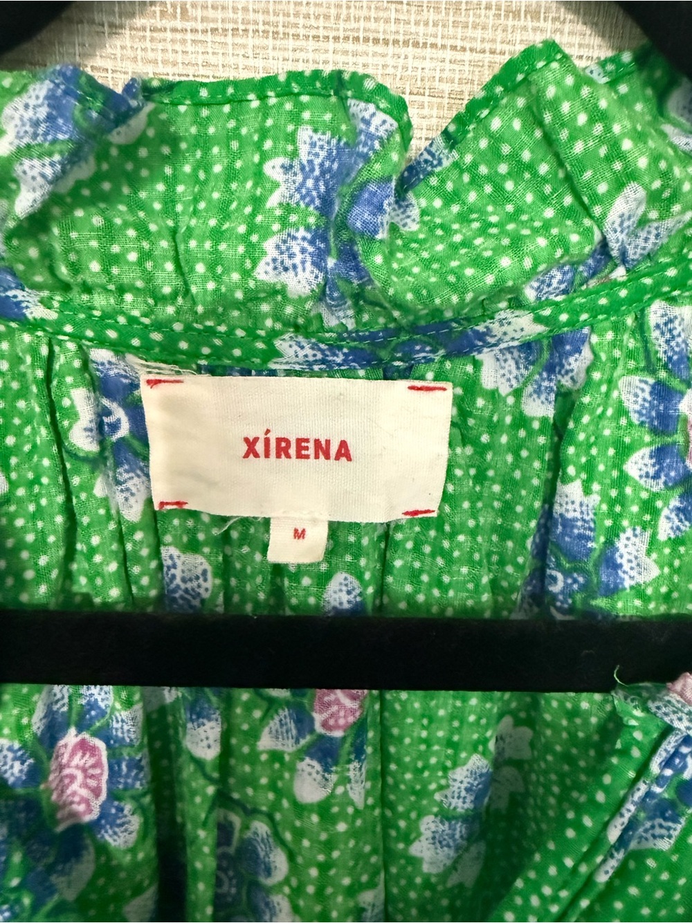 XiRENA Green Floral Ruffle Sleeve Camisole - Picture 4 of 4